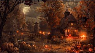  Halloween Holiday  Cursed land  Crackling Fire pumkinCauldron Boil Nature SoundsWhite Noise