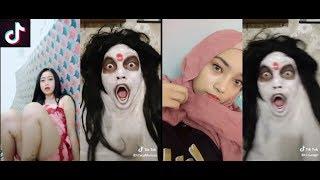 TIK TOK LUCU  DUET BARENG HANTU 