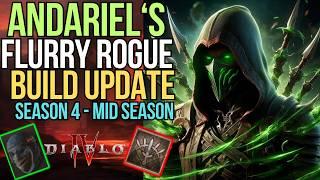 Even Stronger Now Andariels Flurry Rogue Build Guide - Season 4 Diablo 4