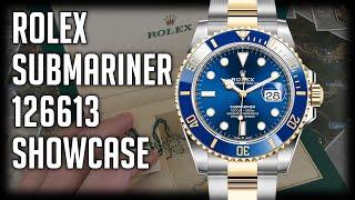 Rolex Submariner 126613  Showcase and Unboxing  Two-Tone Blusey Sub