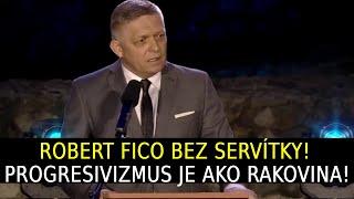 Robert Fico bez servítky Progresivizmus je ako rakovina