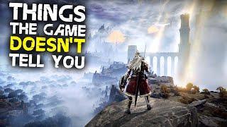 Elden Ring 10 Things The Game DOESNT TELL YOU
