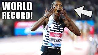 NEW WORLD RECORD Shocking Run From Faith Kipyegon Smashes Womens 1500 World Record - Paris DL