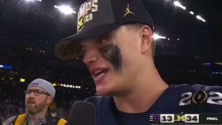 JJ McCarthy Interview after 2024 National Championship Win