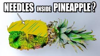 Pineapple Under Microscope