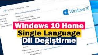 Güncel 2022 Windows 10 Home Single Language Türkçe Dil Paketi indirme kesin çözüm️