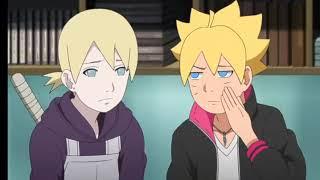 Inojin cant use superbeast scroll Himawari teaches inojin Himawari becomes borutos teacher