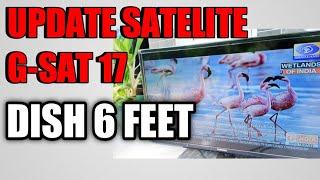 UPDATE CHANEL LIST SATELITE G SAT 17 DISH JARING 6 FEET