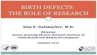 Birth Defects The Role of Research