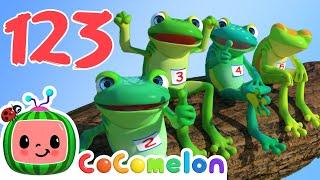 Five Little Speckled Frogs + More Nursery Rhymes & Kids Songs- ABCs and 123s  Learn with @CoComelon