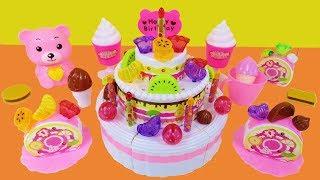 Birthday cake toy video for babies toddlers preschoolers