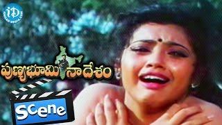 Punya Bhoomi Naa Desam Movie Scenes - Goons Killing Meenas Father  Mohan Babu