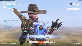 GALE DOMINATIG AS ASHE - OVERWATCH 2 SEASON 9 GAMEPLAY TOP 500