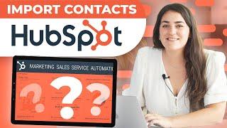 How To Import Contacts into HubSpot  2023 Tutorial