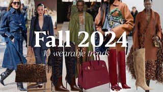 FALL FASHION 2024  10 most popular fall trends  styling tips