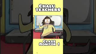 chalu teacher or class monitor #animation