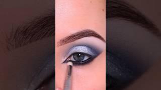 Silver Smokey Eyes Tutorial #shorts