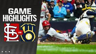 Cardinals vs. Brewers Game Highlights 51124  MLB Highlights