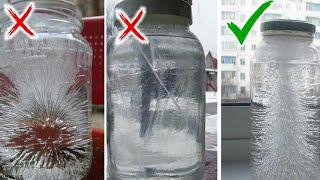 Platziere ein Glas mit Salzwasser und Essig um negative Energien in deinem Haus zu erkennen