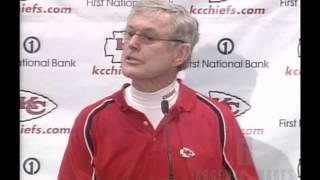 Dick Vermeil gives a post season interview in 2006