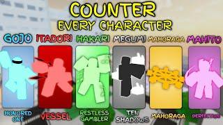 How to COUNTER EVERY CHARACTER in Jujutsu Shenanigans