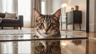 This Cat Hilariously Reacts to His Own Reflection