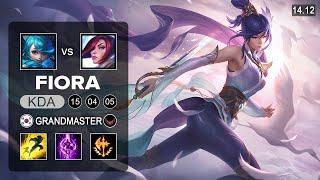 Fiora vs Gwen Top - KR Challenger - Patch 14.12 Season 14