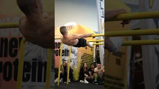 FIBO  P-bar combo  Daniel Hristov #calisthenics #resistancebands #calisthenicsgym #workout