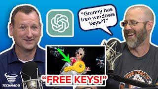 Granny has Free Windows Keys?  Technado Episode 313