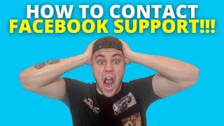 How To Contact FACEBOOK SUPPORT -  ACTUALLY WORKS