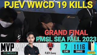 MOMEN PJEV WWCD 19 KILLS  ZUXXY MVP 7 KILLS  GRAND FINAL PMSL SEA FALL 2023 MATCH 5 DAY 2 