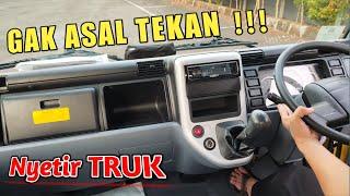 Belajar MENGEMUDI TRUK  part 1 - Cara Menggunakan Exhaust Brake