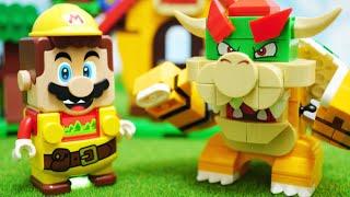 LEGO Super Mario「Power-Up Pack Builder Mario」レゴ スーパーマリオ   パワーアップ ビルダーマリオ パック stop motion anime