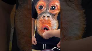 Blowing Gorilla by Gleb and Lera #shorts #funny #humor