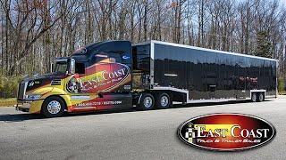 A Walk Through An Enclosed Car Transport Trailer