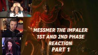 Elden Ring - Streamers Reaction to Messmer the Impaler Boss Part 1 My Gameplay at the End