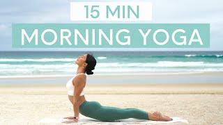 15 MIN MORNING YOGA FLOW  Wake Up & Feel Energised