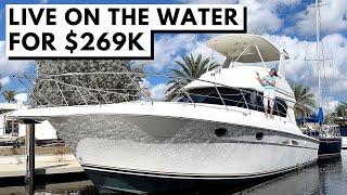 $269000 2006 SILVERTON 42 CONVERTIBLE Affordable Family Starter Yacht Liveaboard Boat Tour