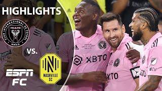  LIONEL MESSI & INTER MIAMI WIN LEAGUES CUP   Full Game Highlights