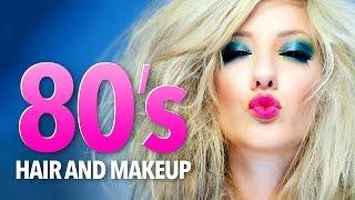 1980s hair & makeup tutorial