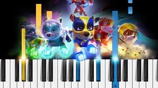 PAW Patrol - The Mighty Pups Theme Song - Piano Tutorial