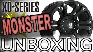 XD Series Monster 20x10 -24 Wheel Rim Unboxing