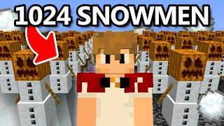 1024 Snow Golem VS Minecraft SMP