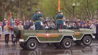Парад победы 9 мая Иркутск 2019 запись трансляции.  Бессмертный полк.