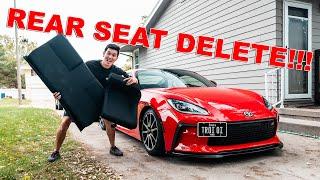 22+ GR86BRZ Rear Seat Delete