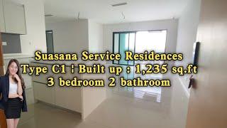 Suasana Suites Johor Bahru 3 bedroom Bigger Unit  For Sale  Near CIQ  Near RTS