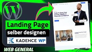 Homepage mit WordPress erstellen Gutenberg + Kadence