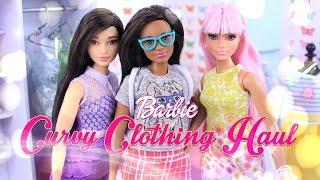 Barbie Curvy Clothing Haul - Accessories Review - 4K