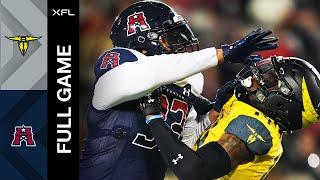 XFL San Antonio Brahmas vs. Houston Roughnecks -  Full Game