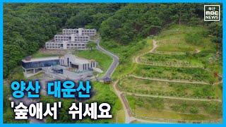 양산 대운산 숲애서 쉬세요 2021-09-20월뉴스데스크부산MBC